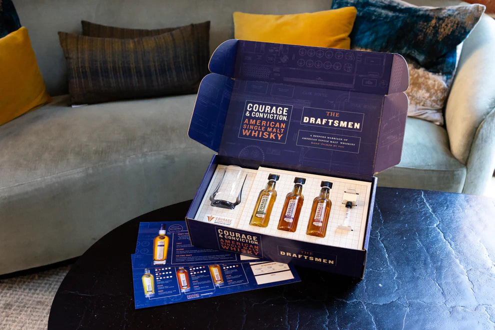 Virginia Distillery Co. - The Draftsmen Blending Kit- Blend Your Own American Single Malt Whisky