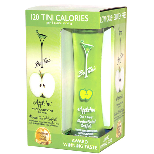 Be Tini Spirits - Appletini Vodka Martini 200ml 4pack