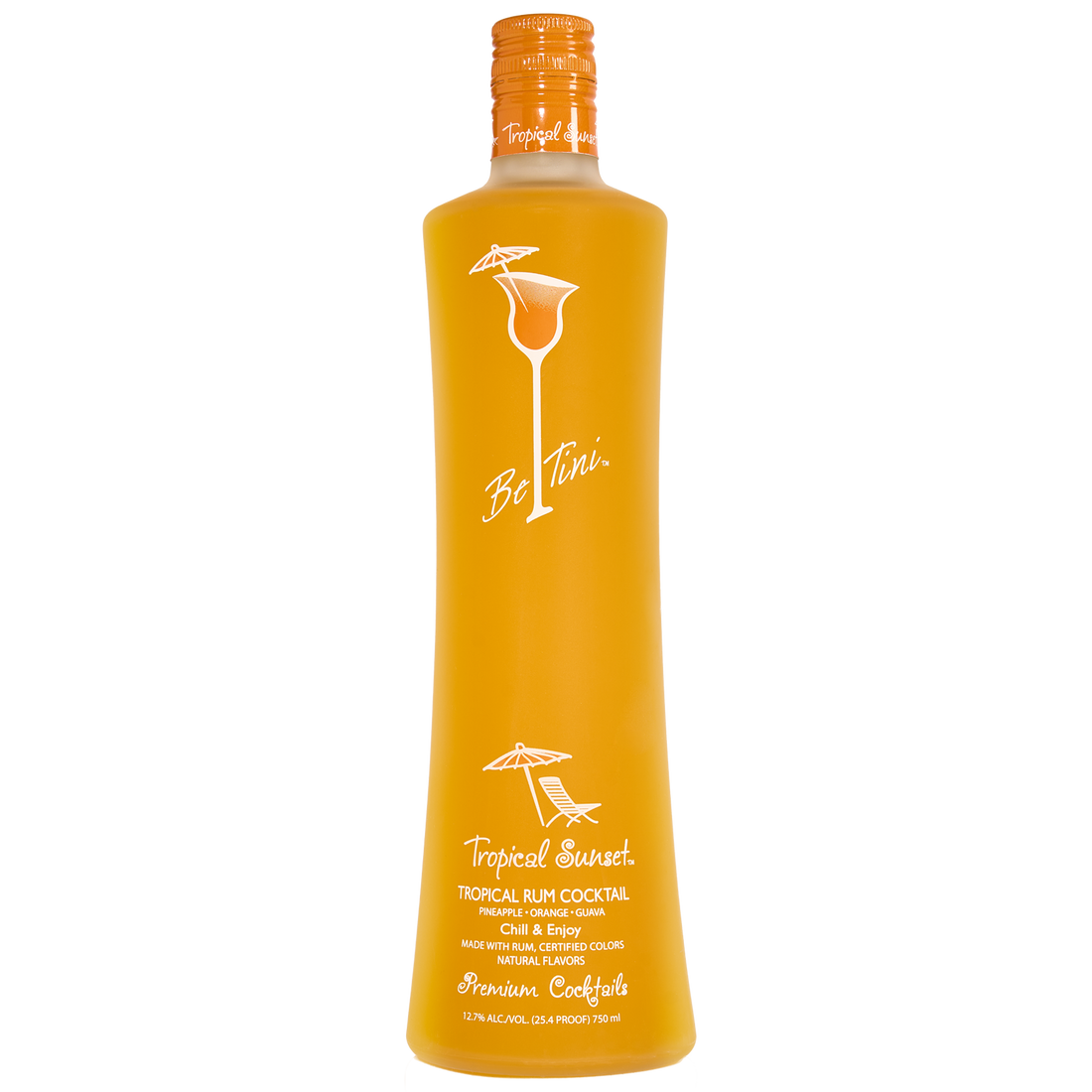 Be Tini Spirits - Tropical Sunset Rum Cocktail 750ml