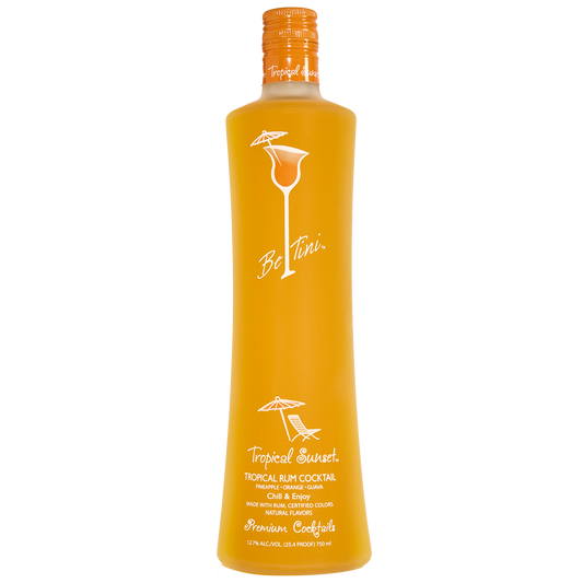 Be Tini Spirits - Tropical Sunset Rum Cocktail 750ml
