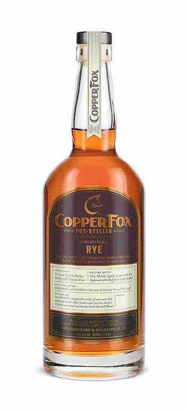 Copper Fox Original Rye Whisky