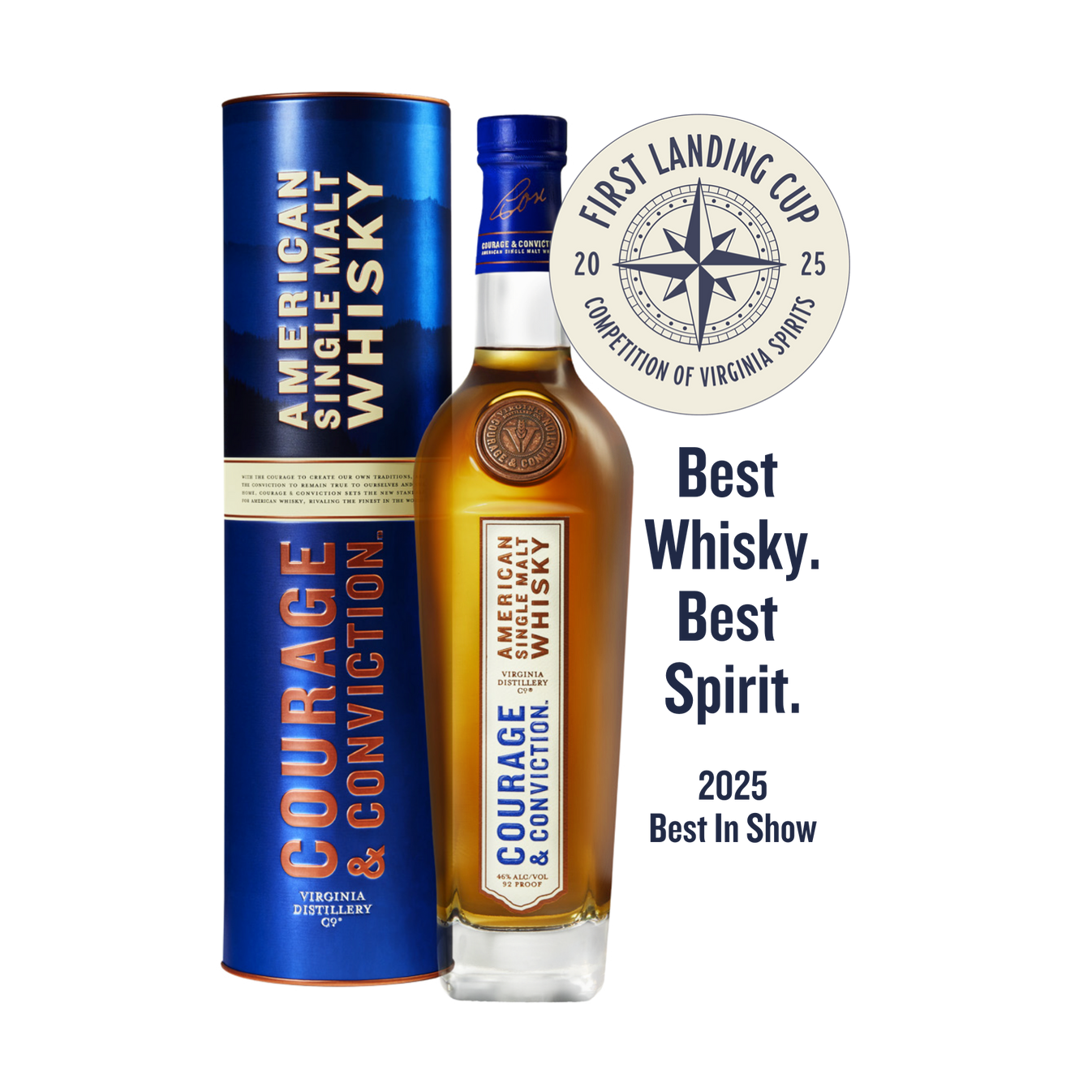 Virginia Distillery Co. - Courage & Conviction American Single Malt Whisky