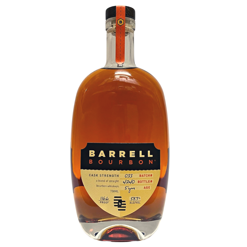 Barrell Craft Batch #33 5 Years Aged Cask Strength A Blend Of Straight Bourbon Whiskeys 116.6 Proof