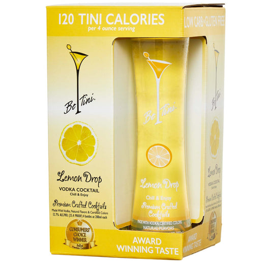 Be Tini Spirits - Lemon Drop Vodka Martin 200ml 4 pack