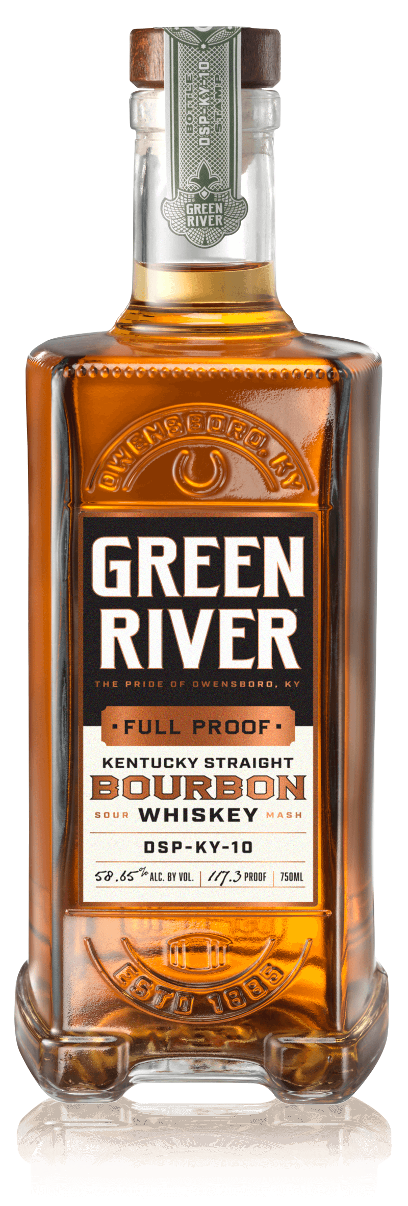 Green River Whiskey - Green River Full Proof KS Bourbon